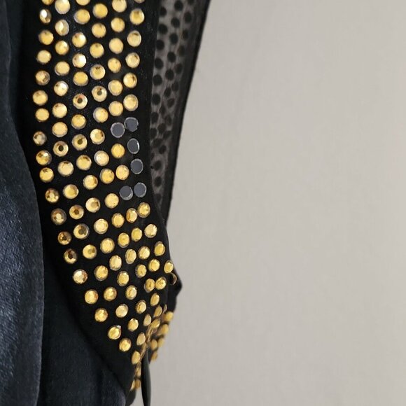 TED BAKER | Silk Dress Pencil Embellished Sleaves US Sz 2 - Picture 11 of 11